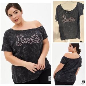 Torrid Barbie Off Shoulder Top Size 1